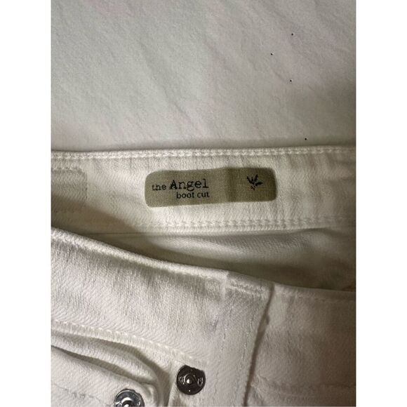 AG Adriano Goldschmied Women’s The Angel Bootcut White Jeans, size 28R - Picture 4 of 10
